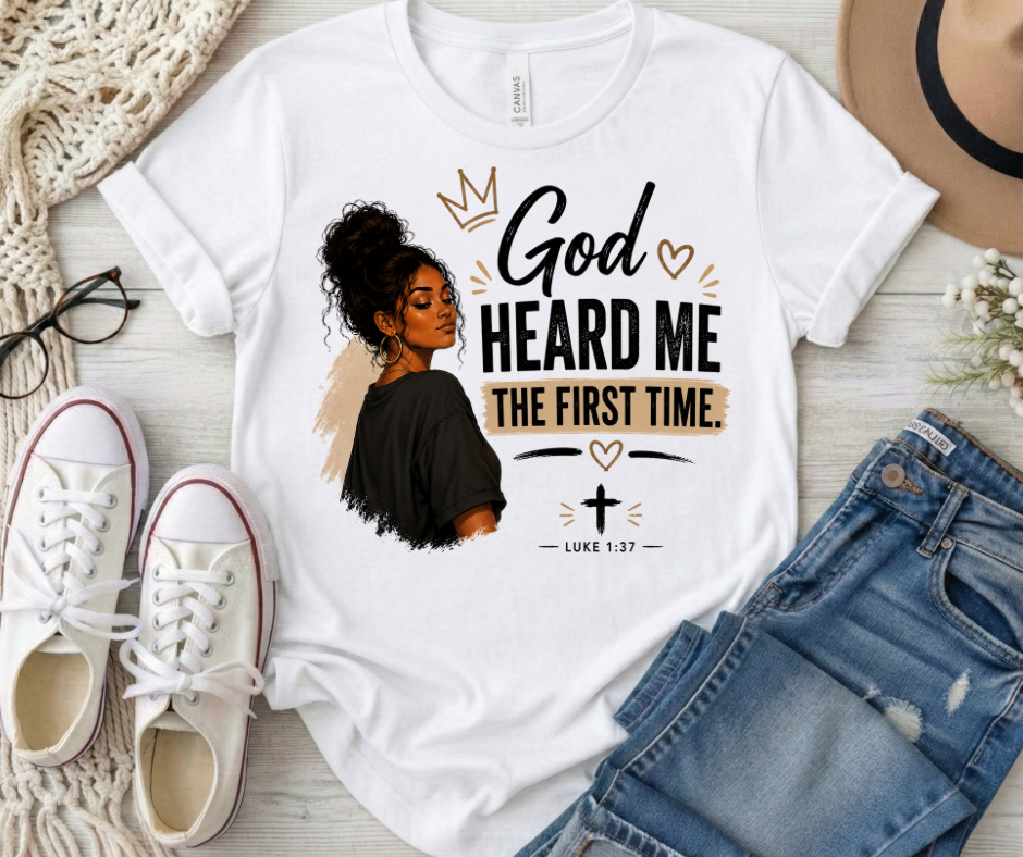 God Heard Me The First Time- Luke 1:37