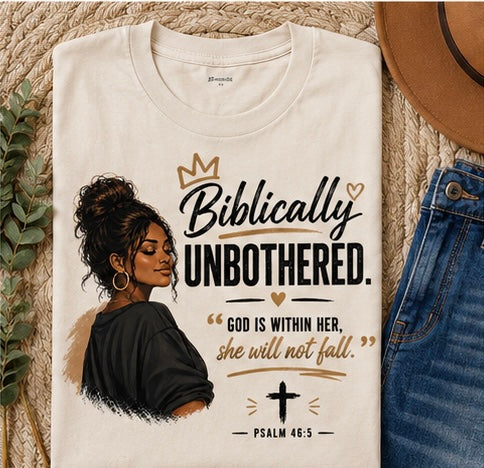 Biblically Unbothered Unisex T-Shirt