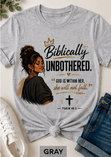 Biblically Unbothered Unisex T-Shirt