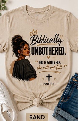 Biblically Unbothered Unisex T-Shirt
