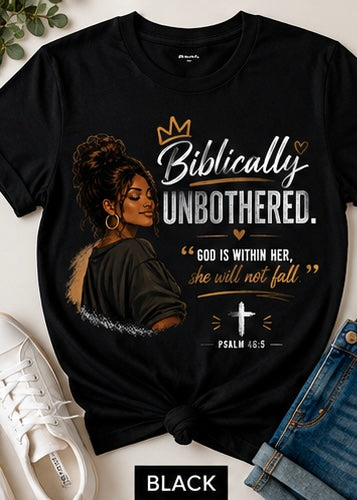 Biblically Unbothered Unisex T-Shirt