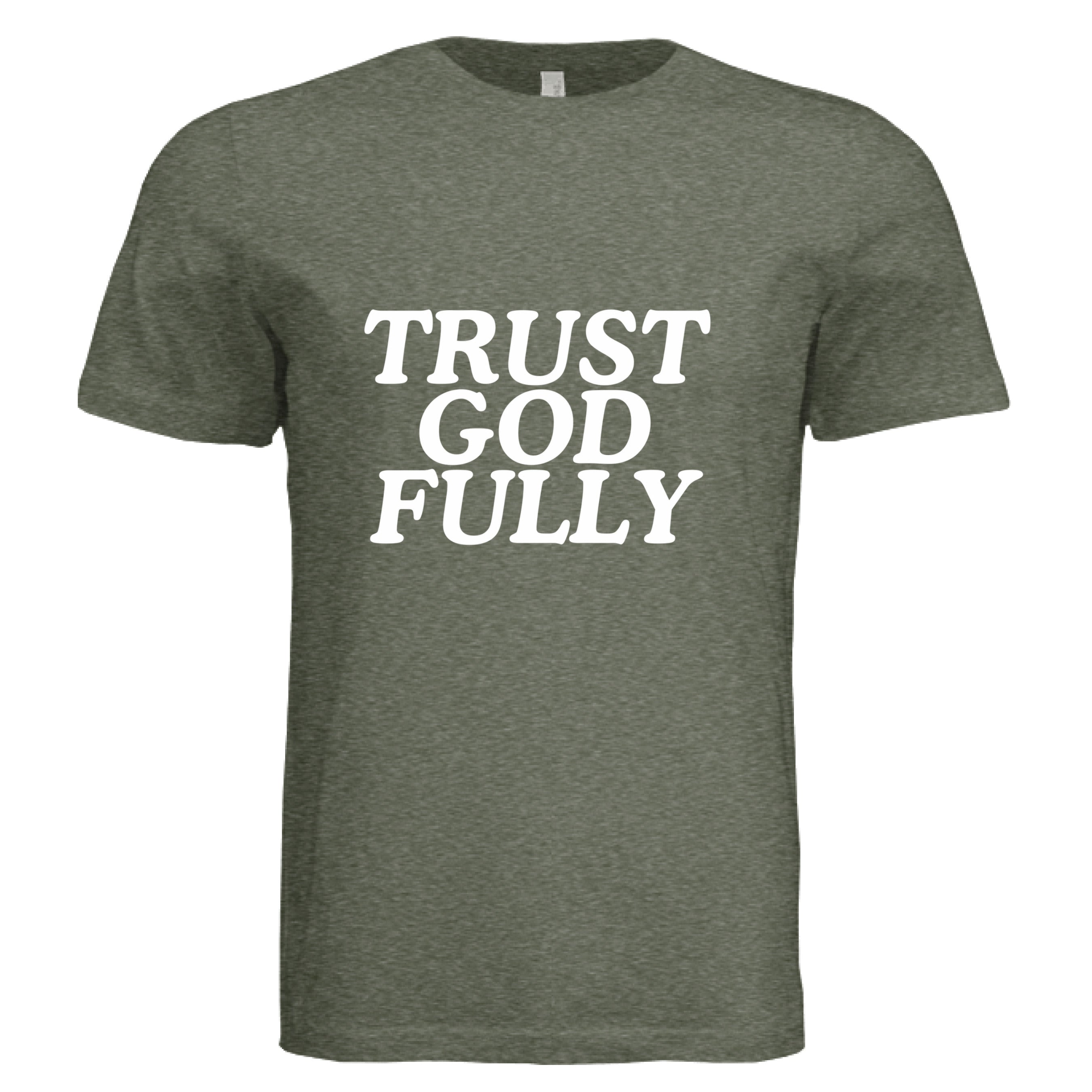 Military Green Triblend - FRONT