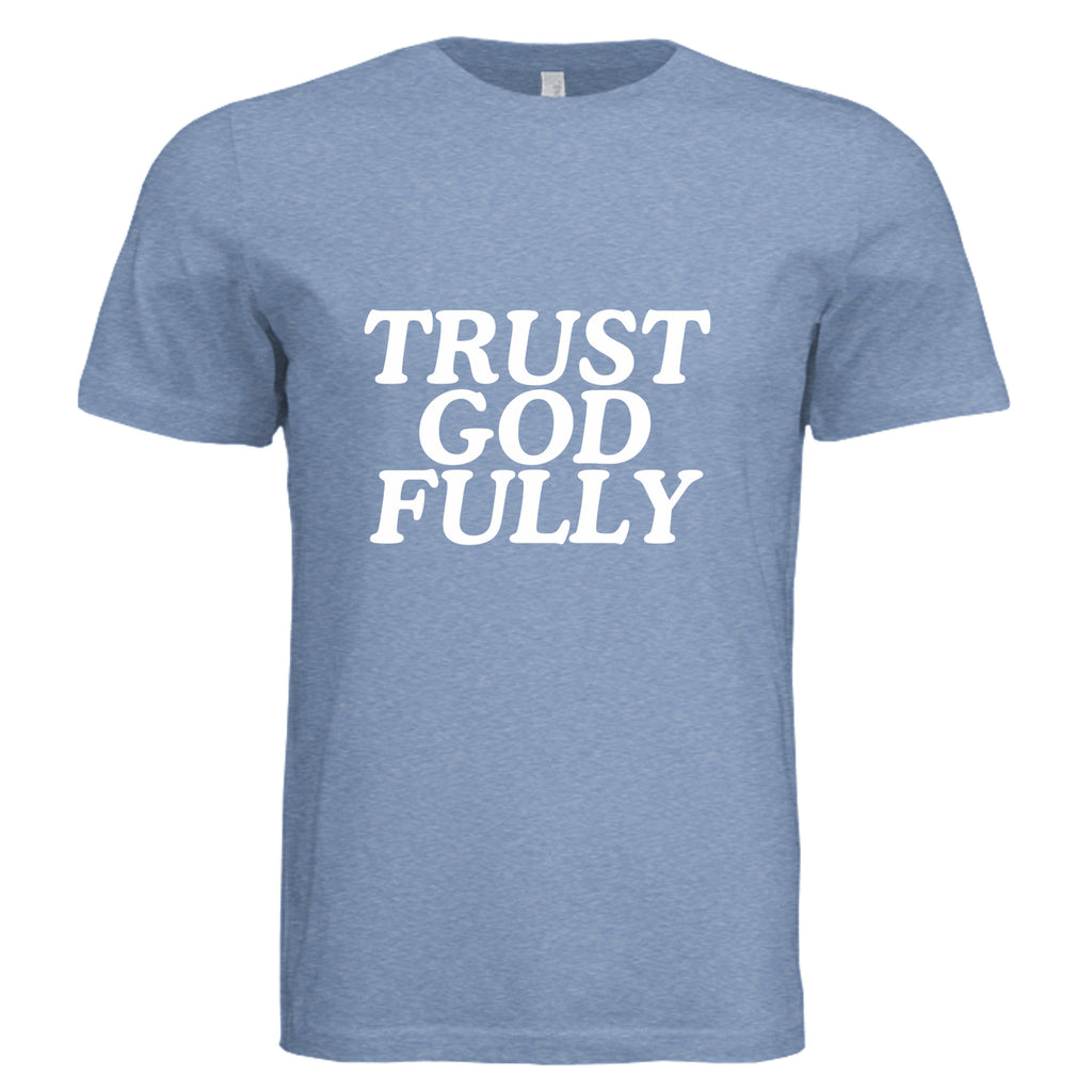 Solid Blue Triblend - 3413C - FRONT