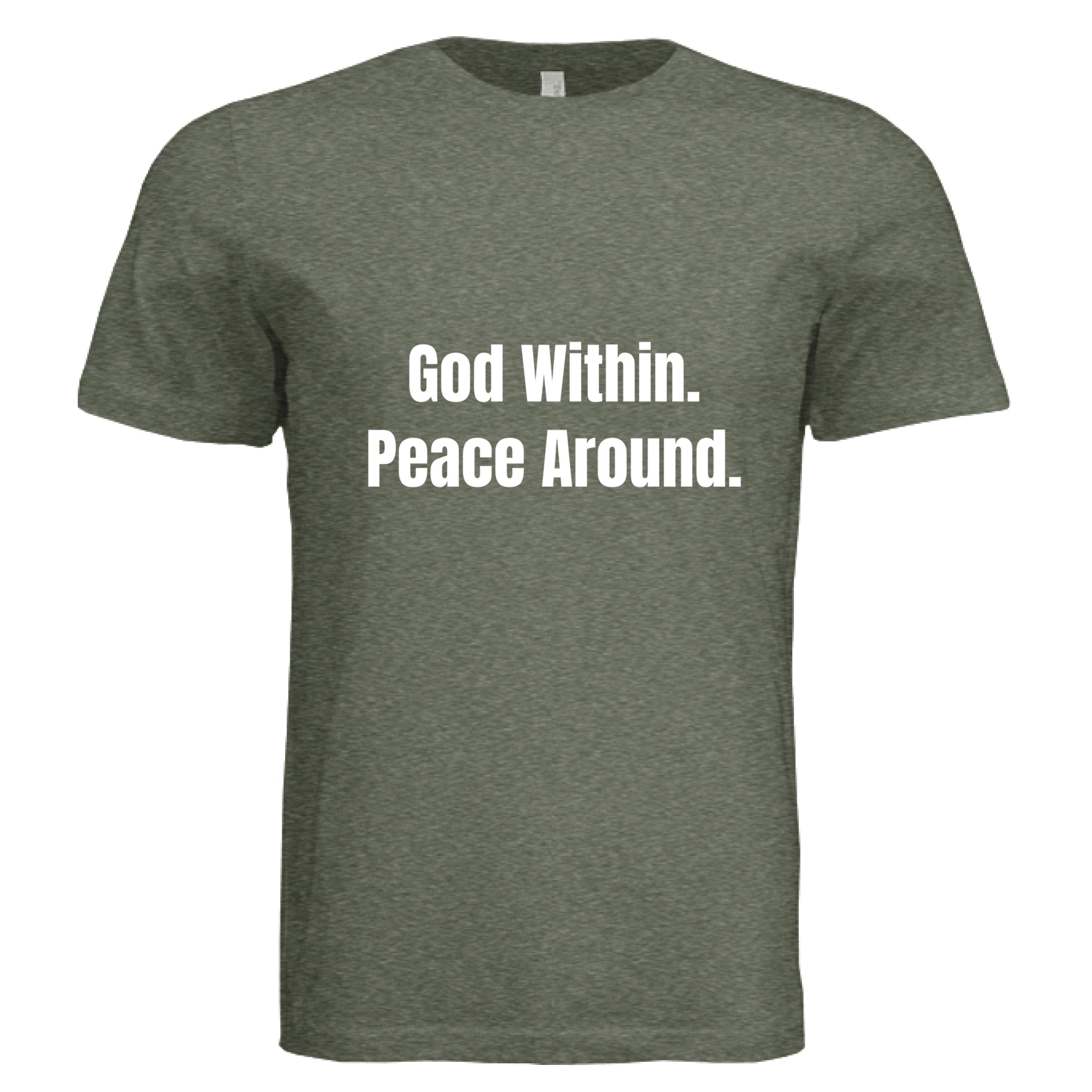 Military Green Triblend - FRONT