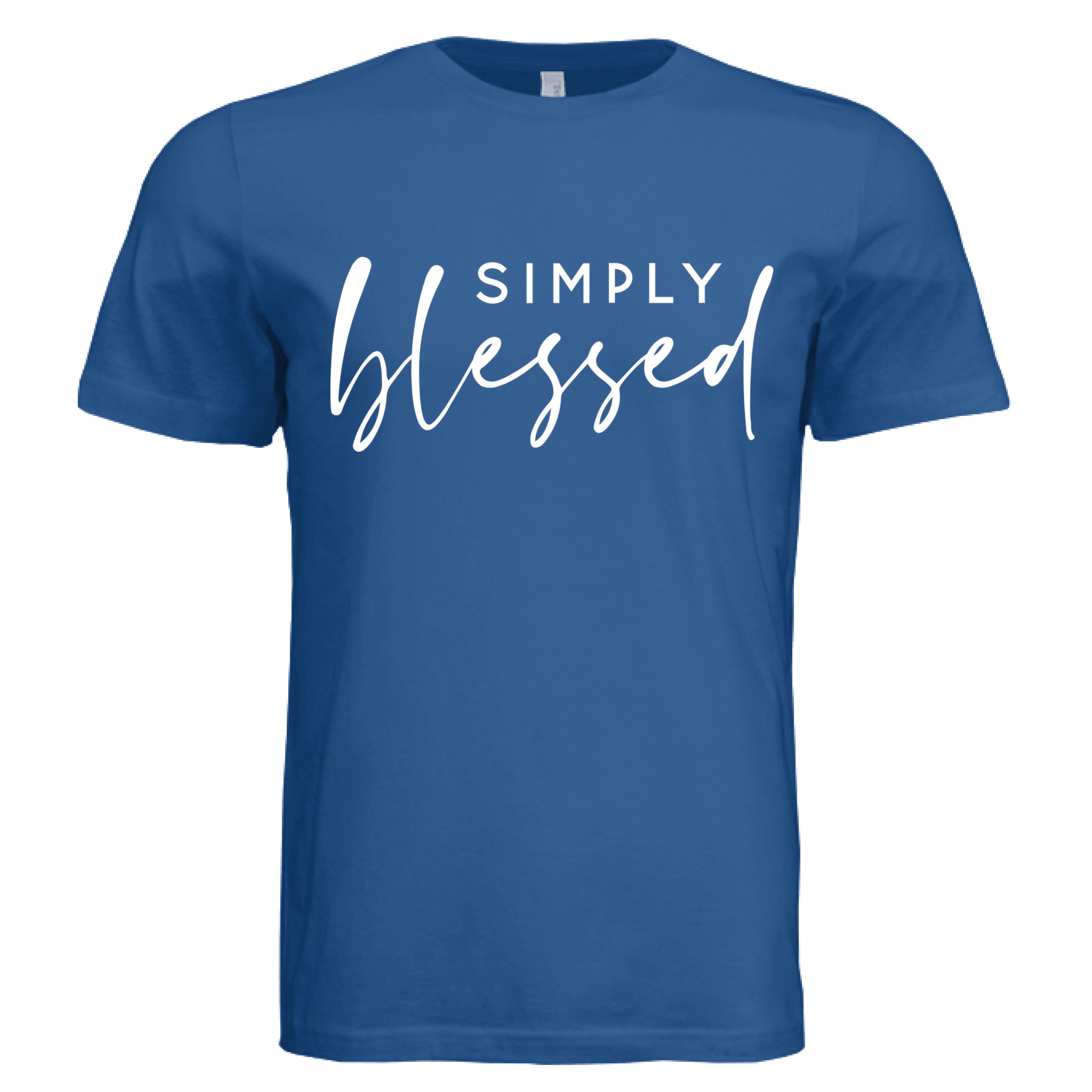 Solid True Royal Triblend - FRONT