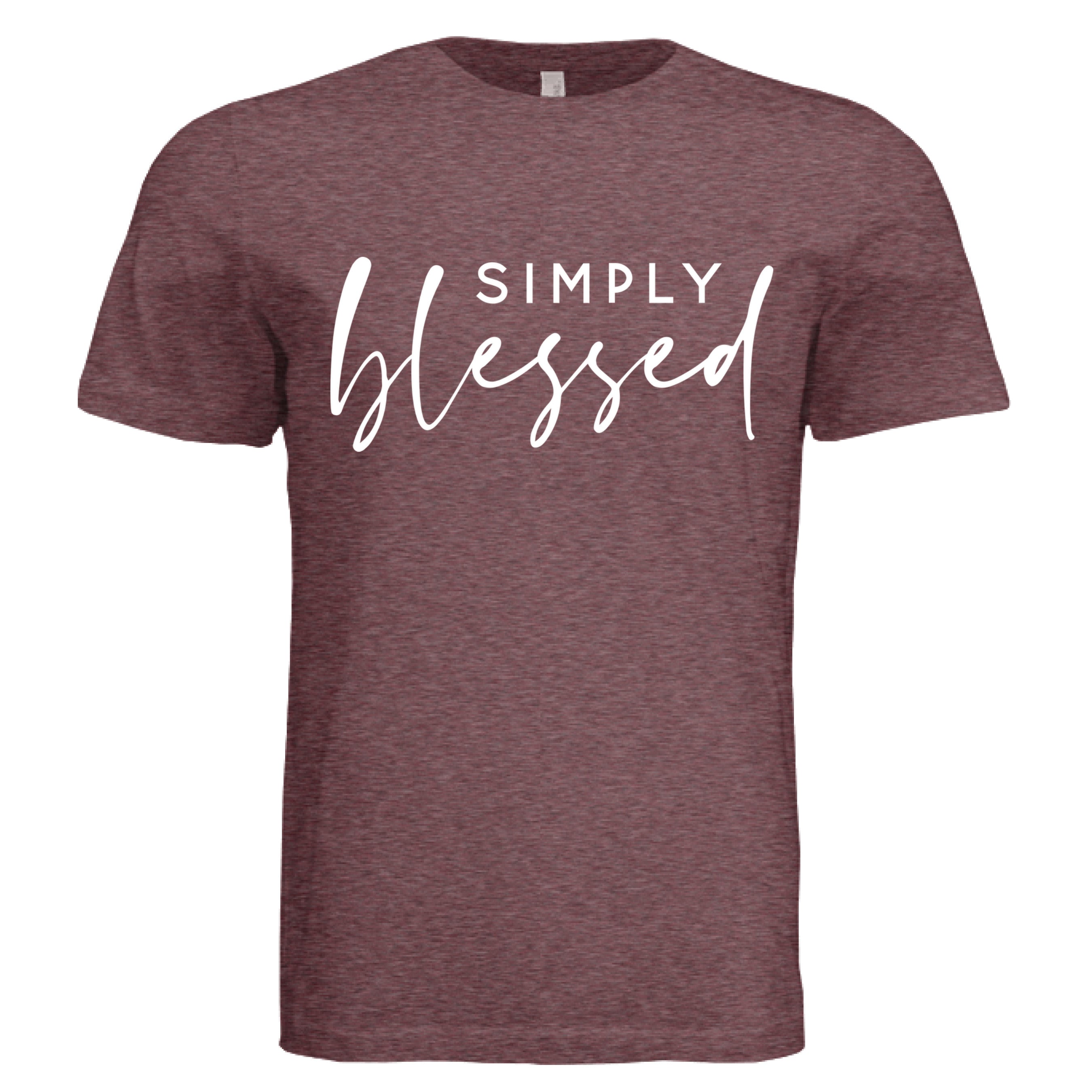 MAROON TRIBLEND - FRONT